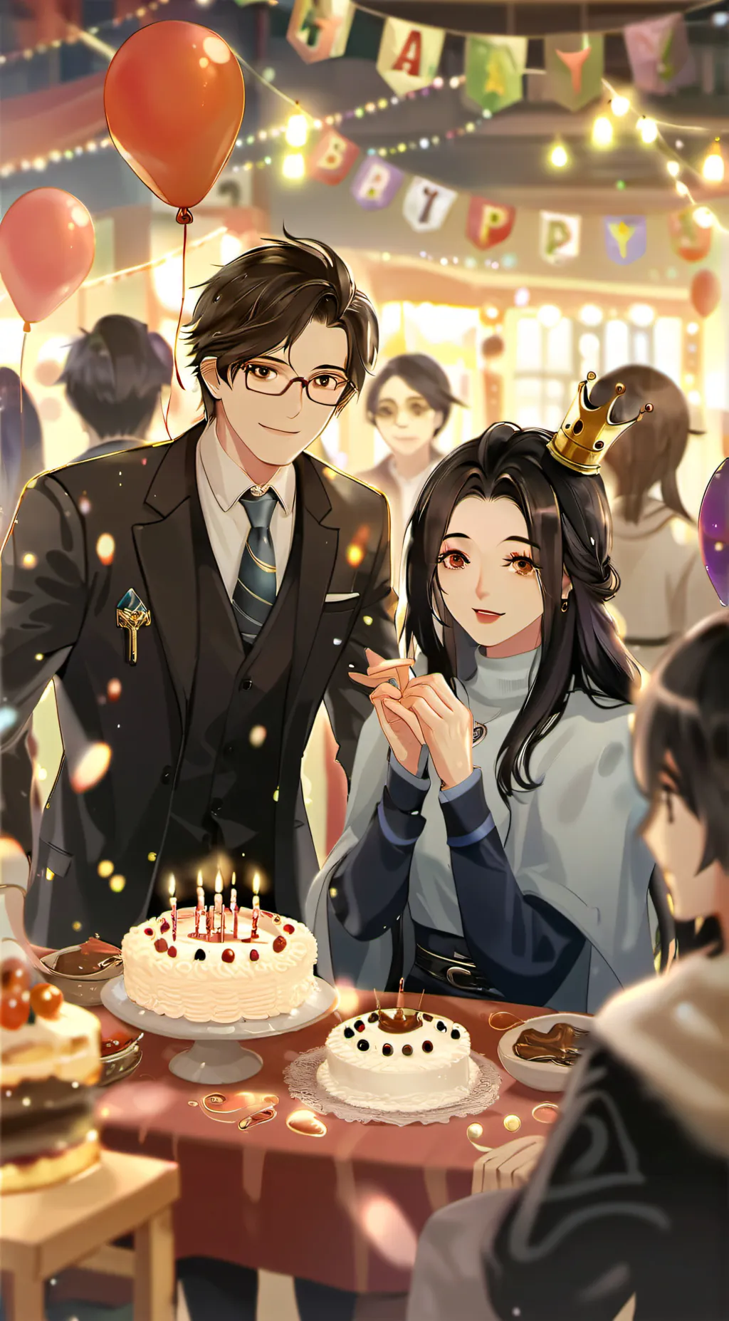 ai character: 🎉HBT🎉 background