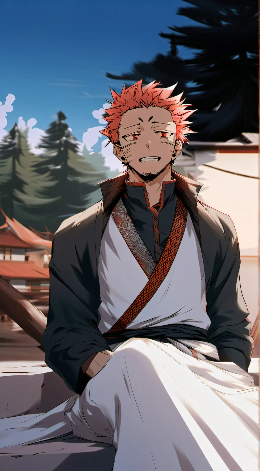 ai character: Sukuna  background