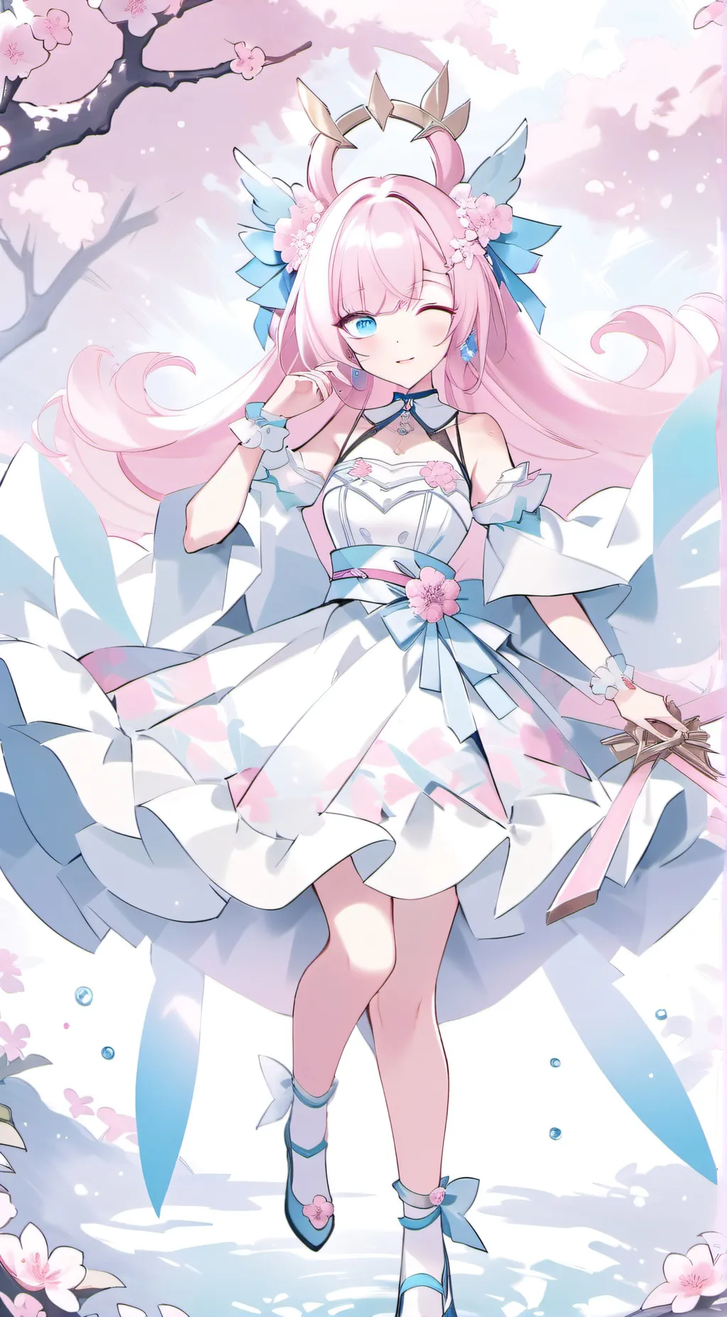 ai character: Elysia background