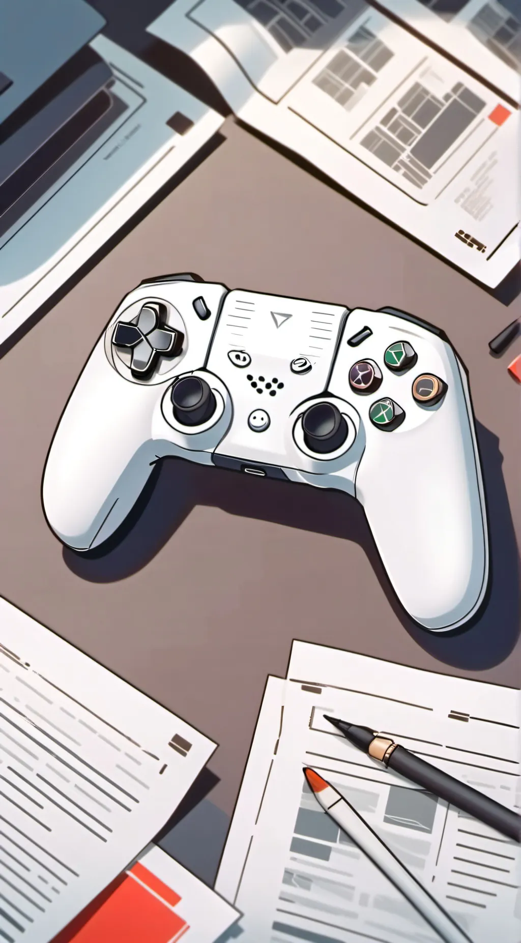 ai character: magic Controller background
