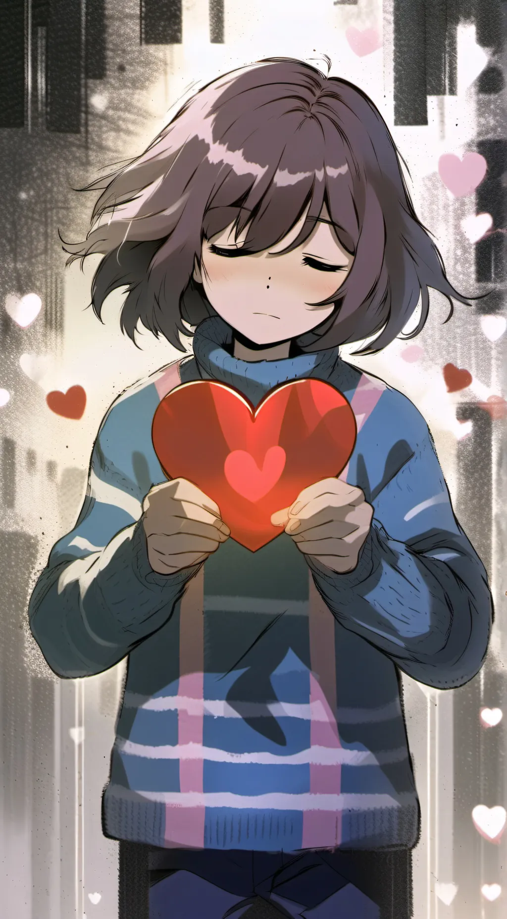ai character: Frisk background