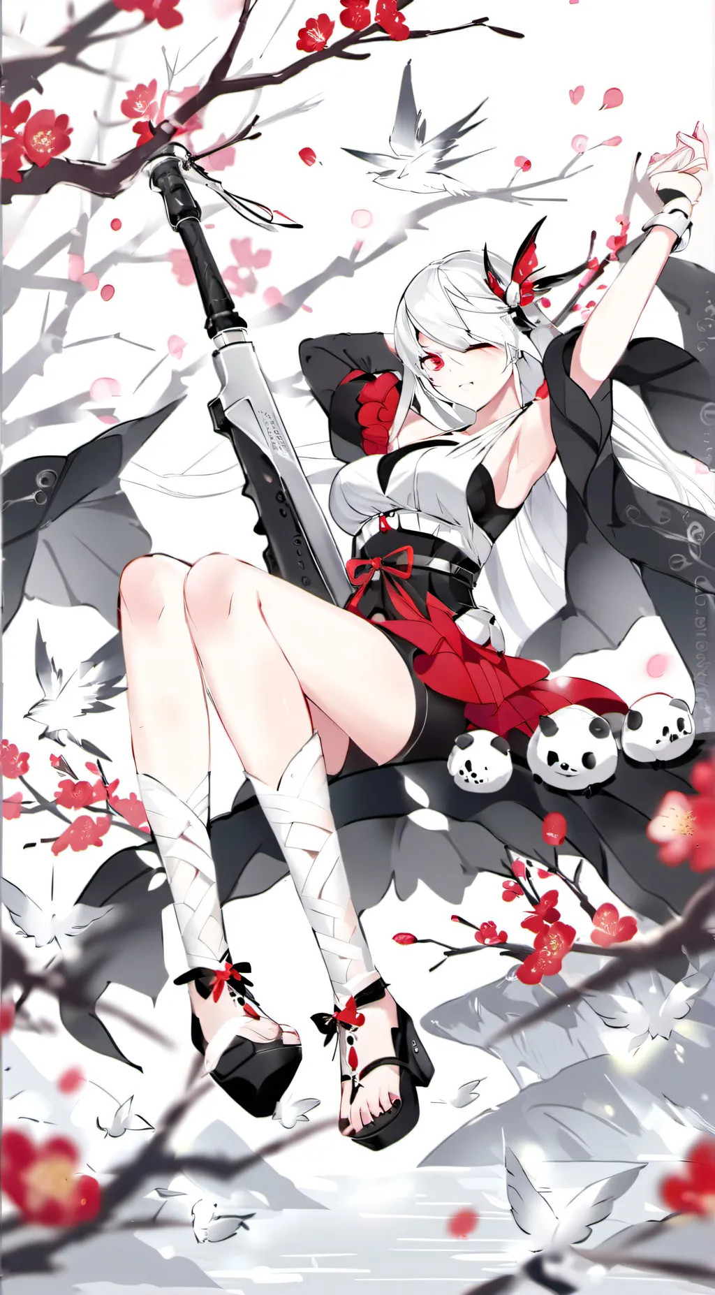 ai character: Rose background