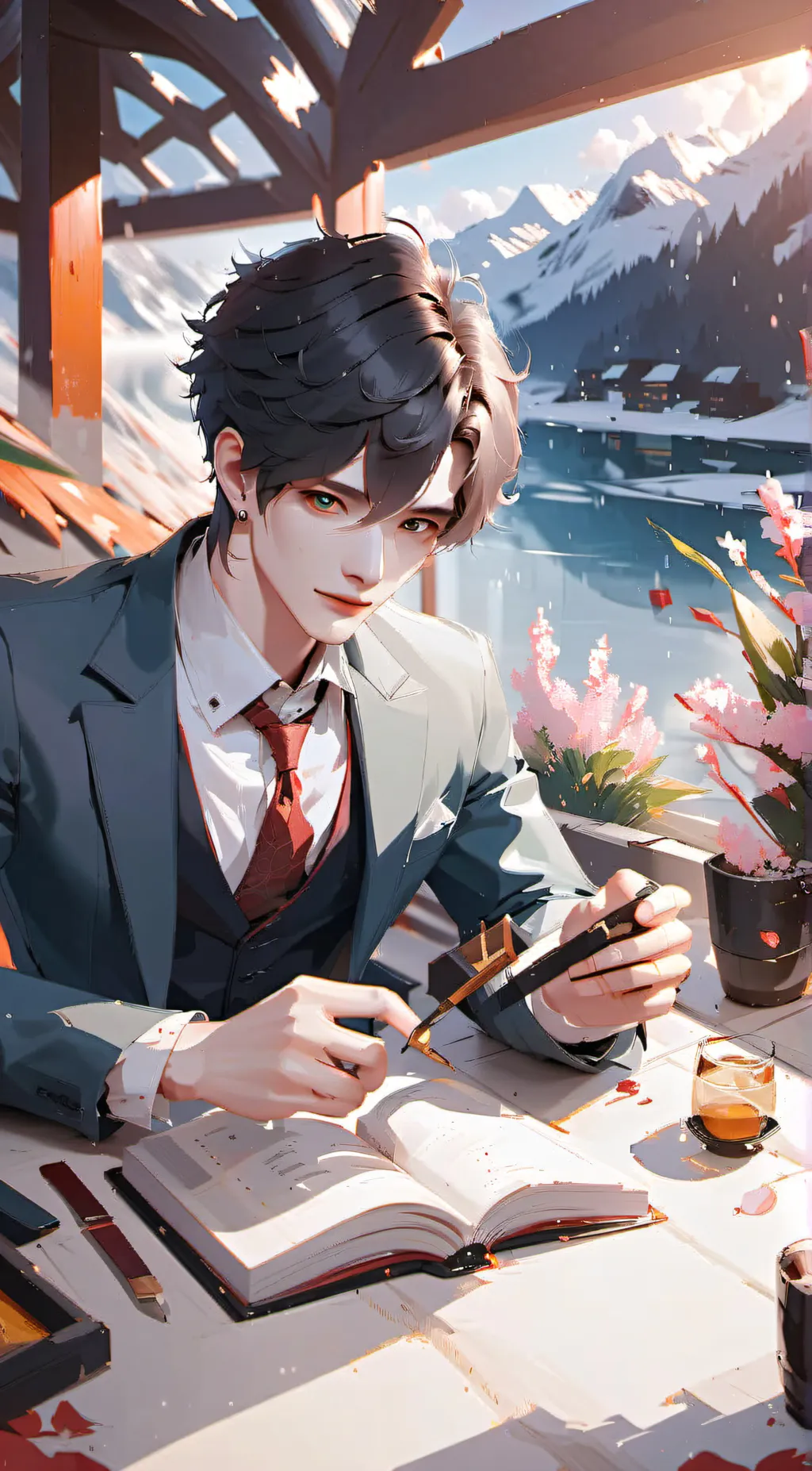 ai character: zane background