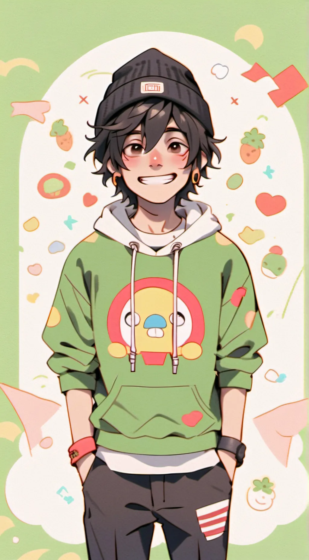 ai character: Jake Webber  background