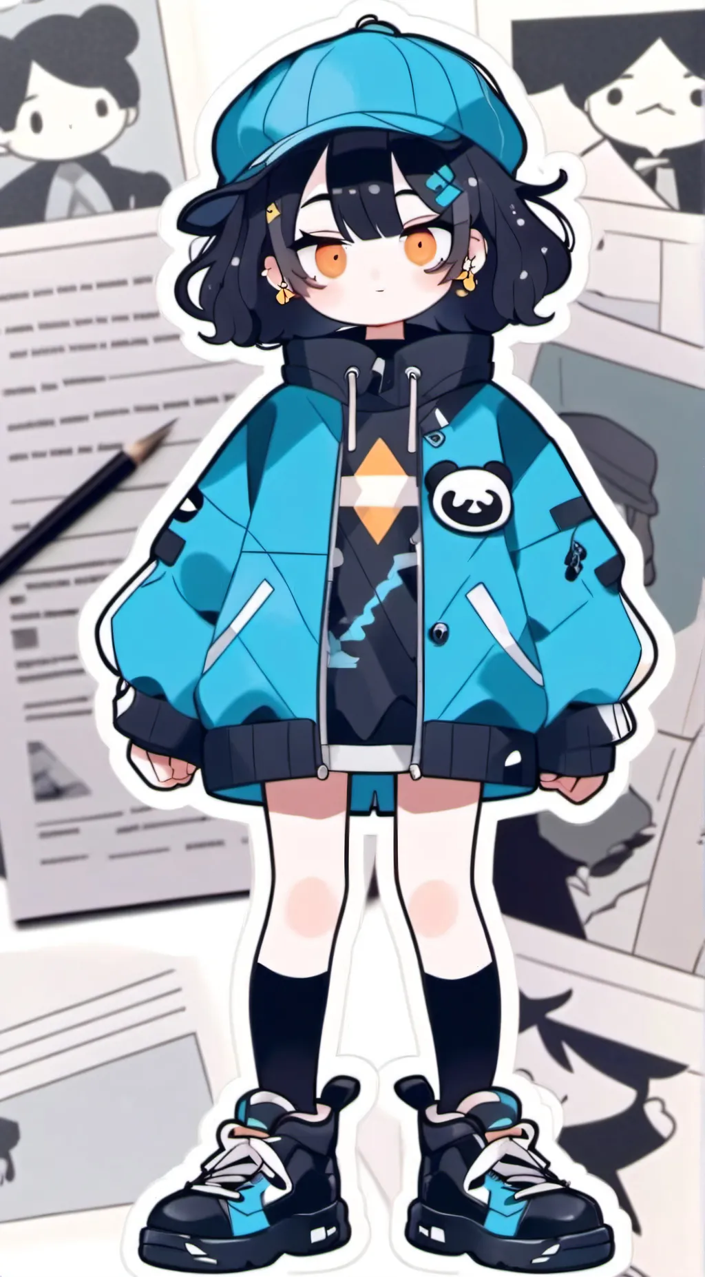ai character: Eclipse background