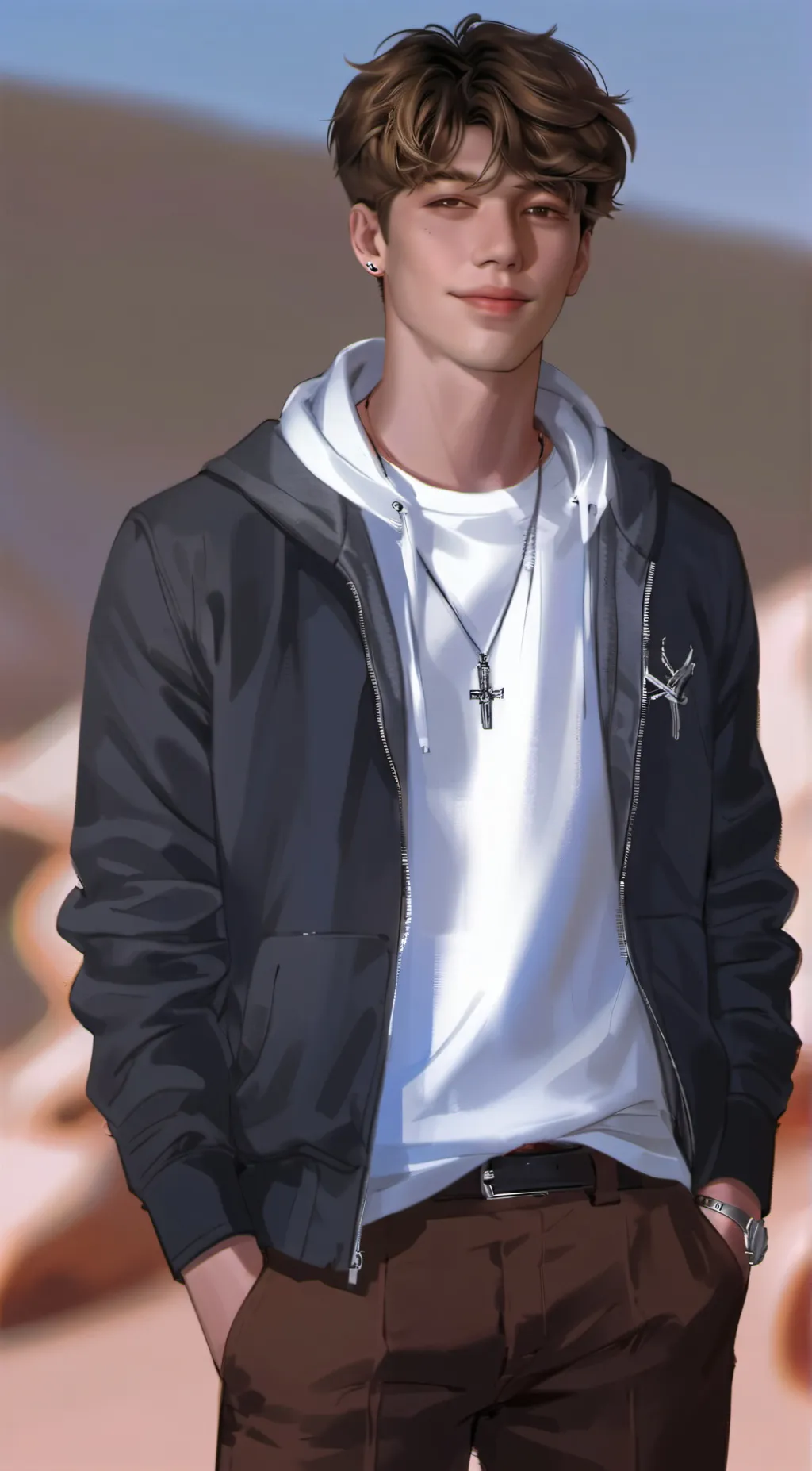 ai character: Miles background
