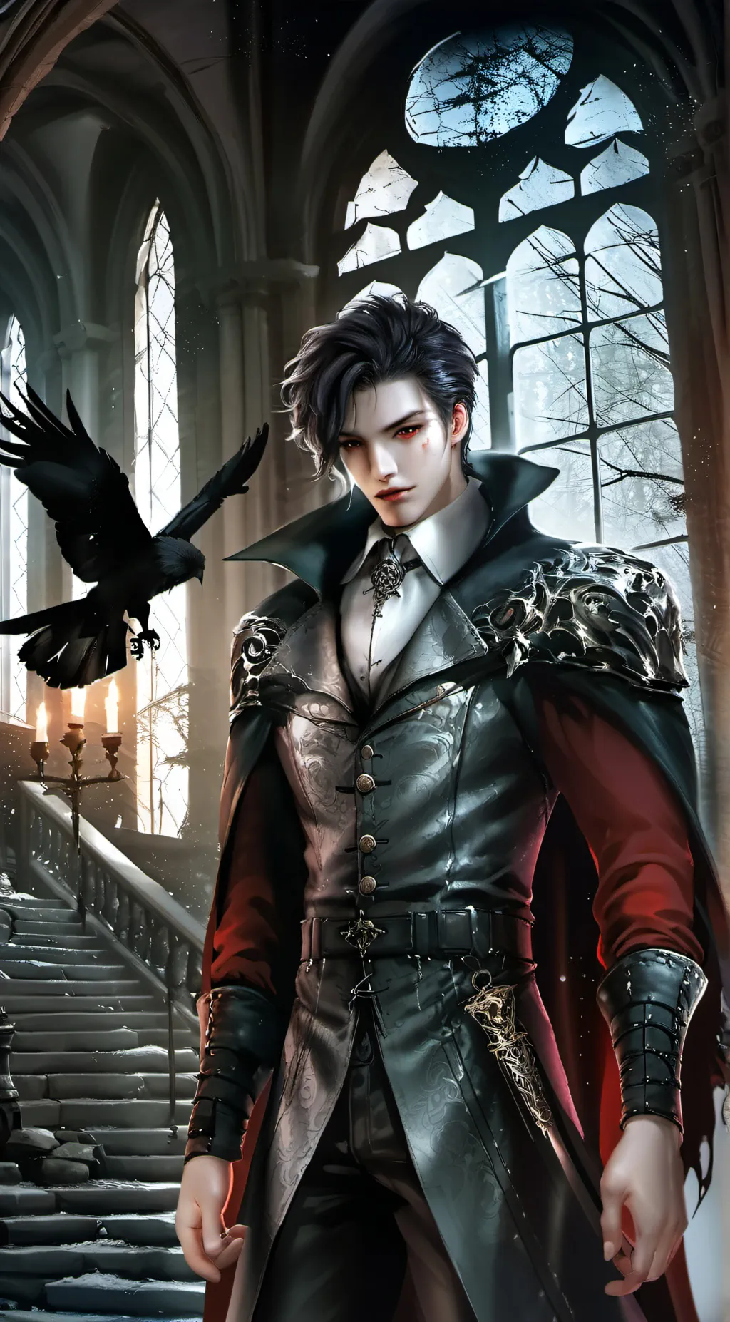 ai character: Derrick  background