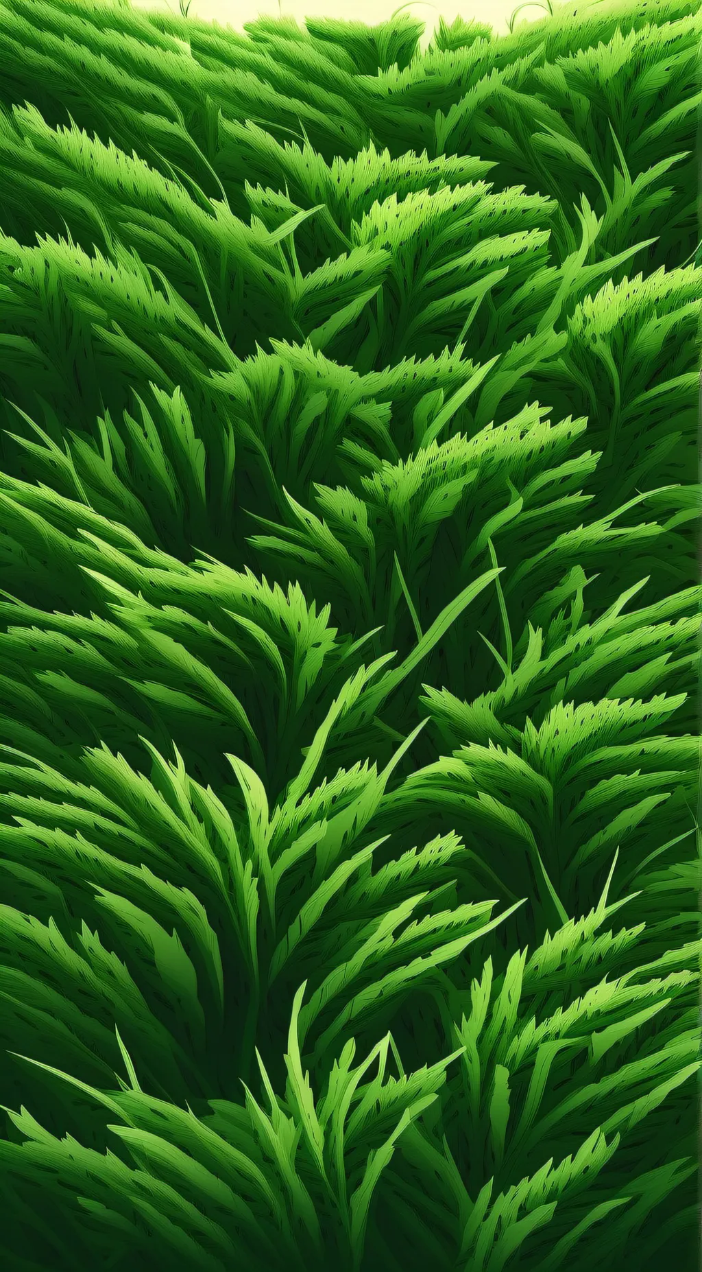 ai character: grass💀 background