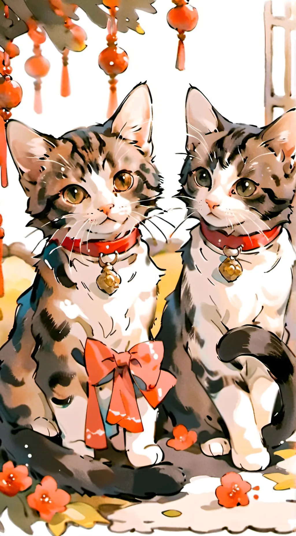 ai character: cats background