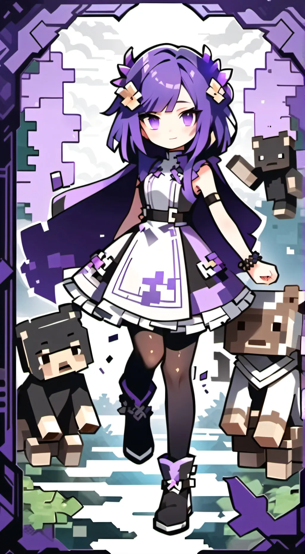 ai character: Aphmau background