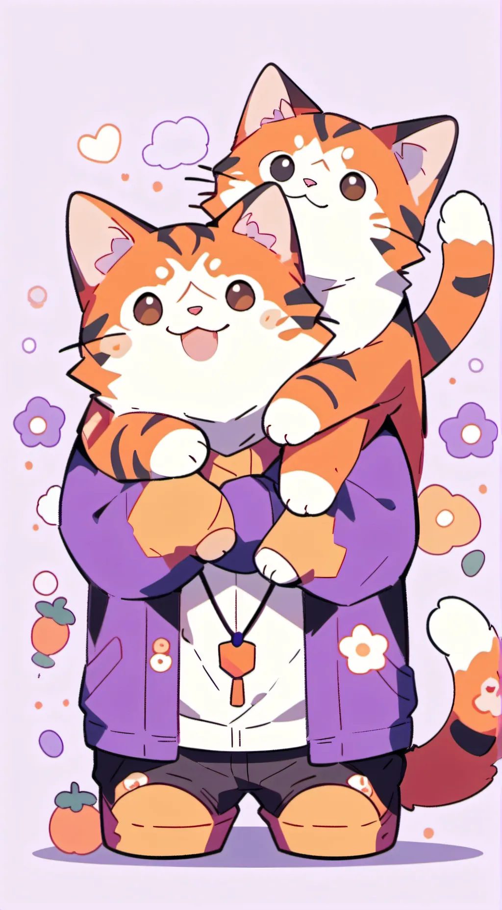 ai character: Catnap x Dogday  background