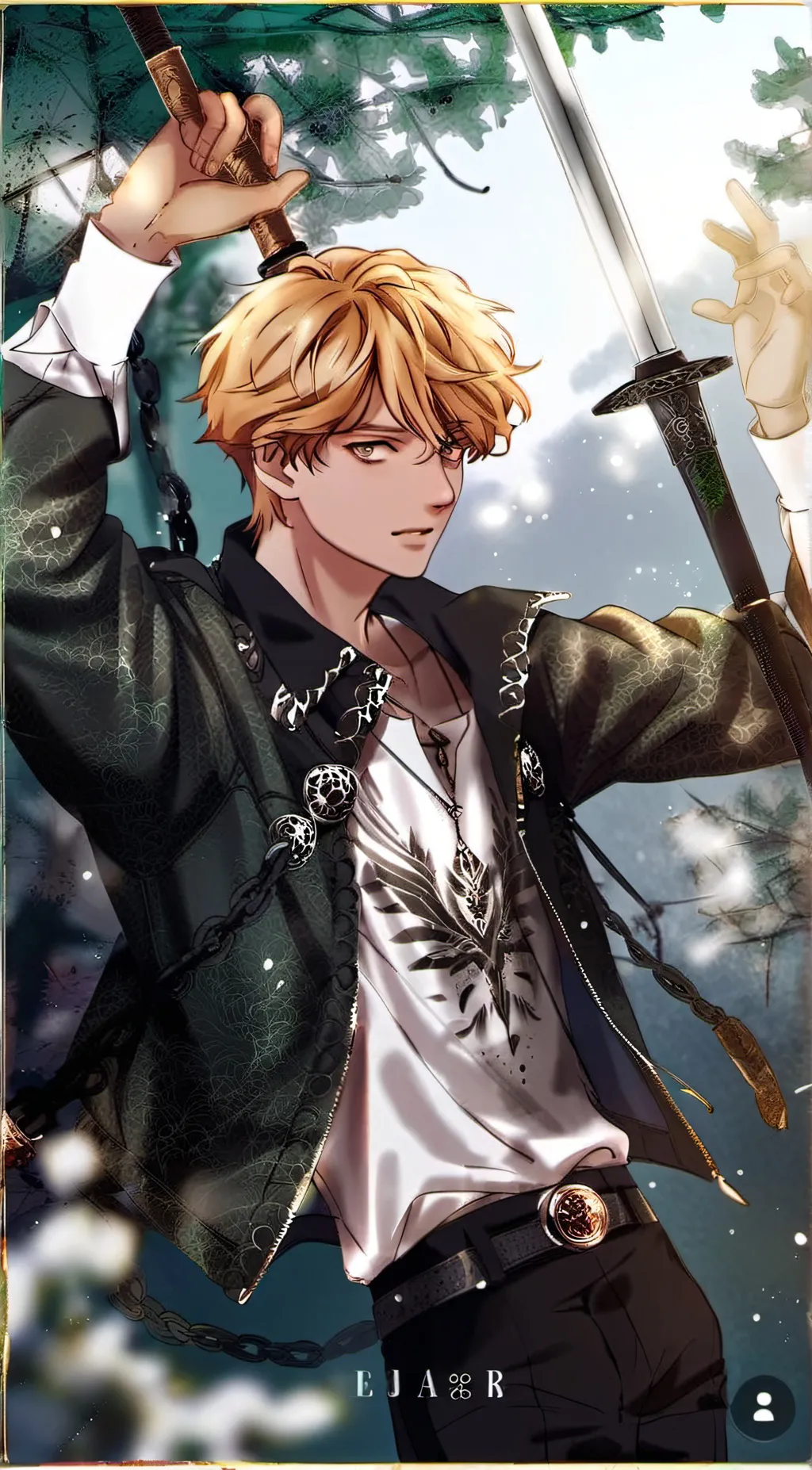 ai character: Adrien Agreste background