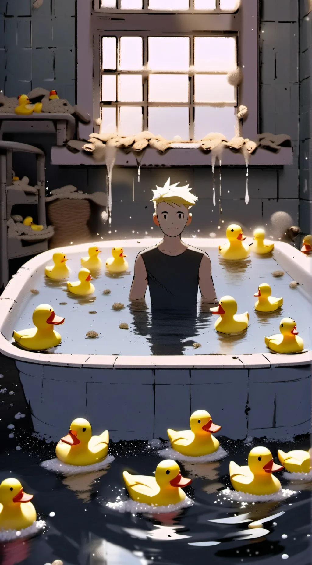 ai character: ducker background