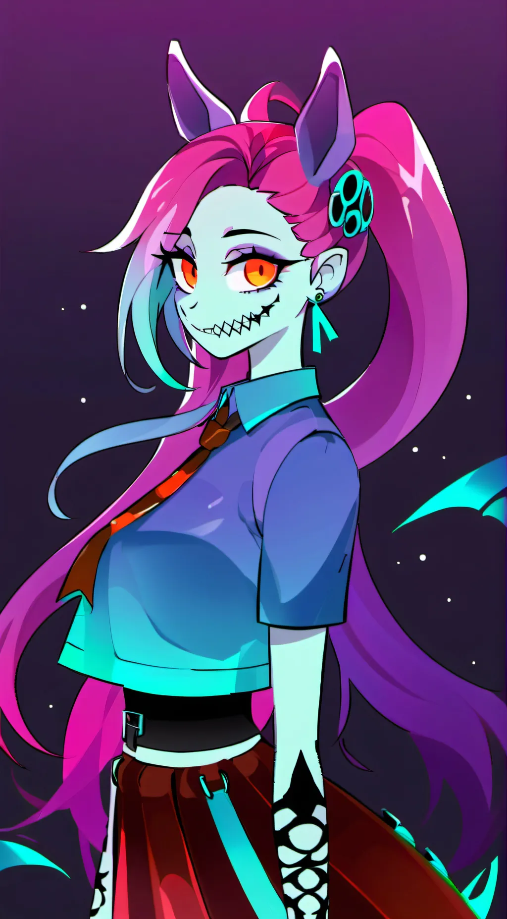 ai character: Celeste (OC) background