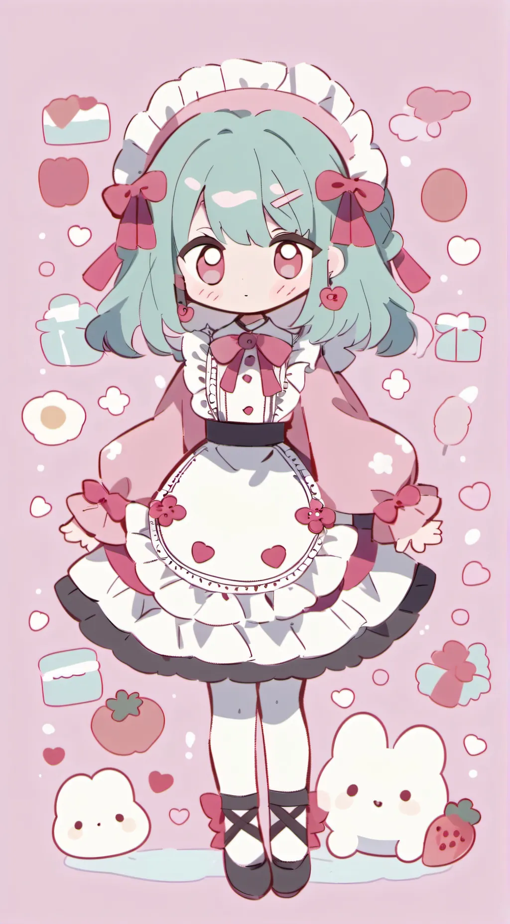 ai character: Cute background
