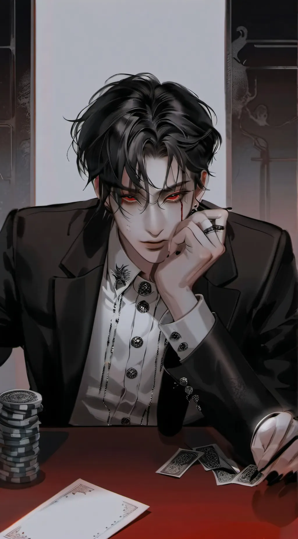 ai character: Klaus background
