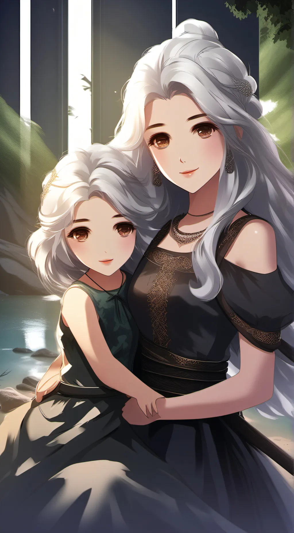 ai character: Serena background