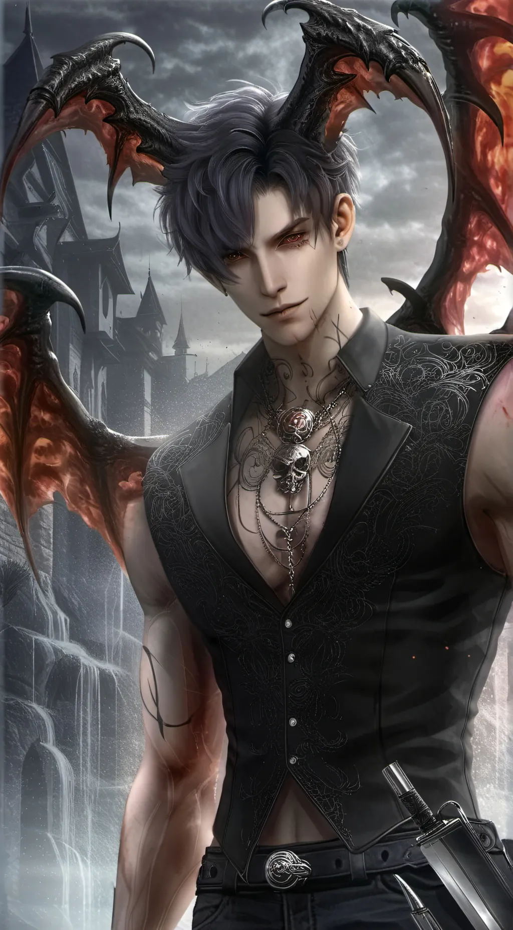 ai character: Jaxon 🥀  background