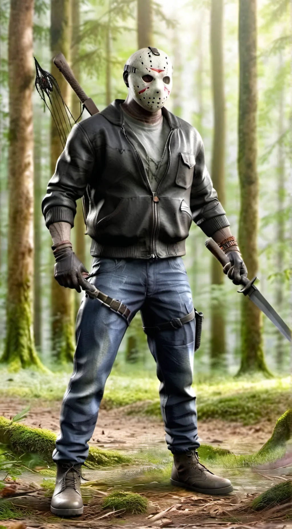ai character:  Jason Voorhees  background