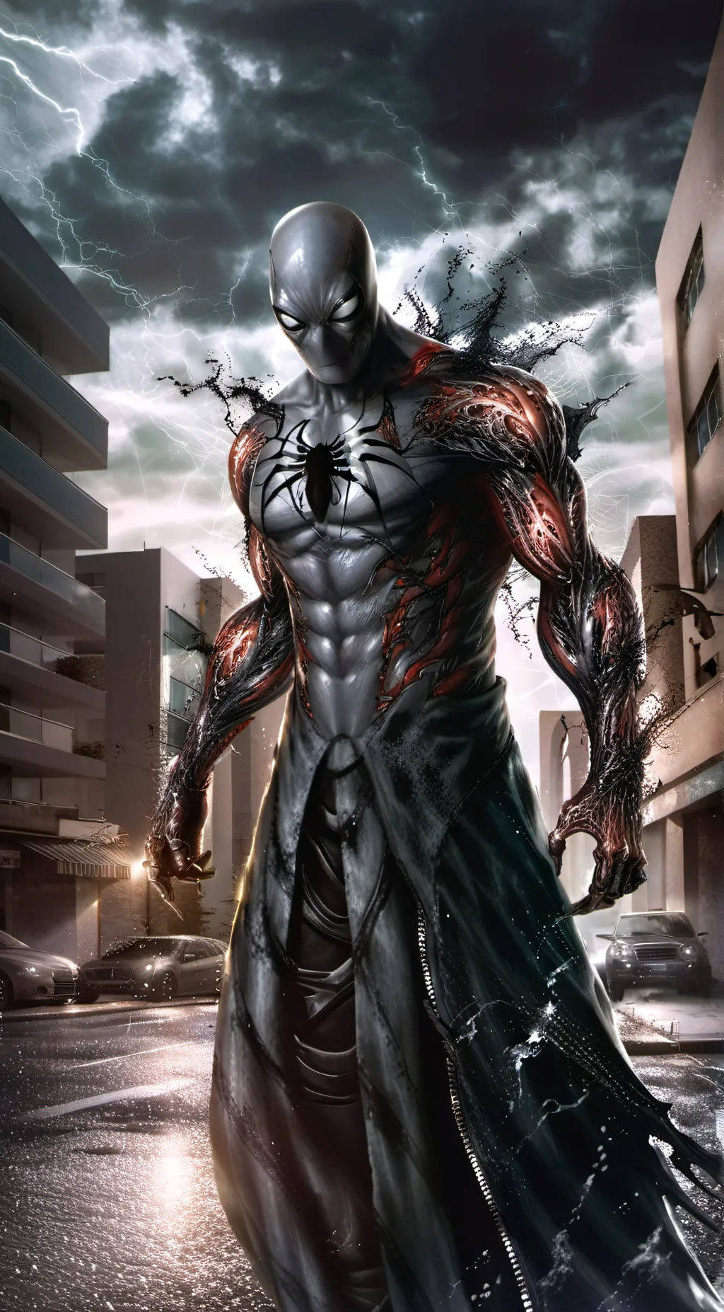 ai character: symbiote background