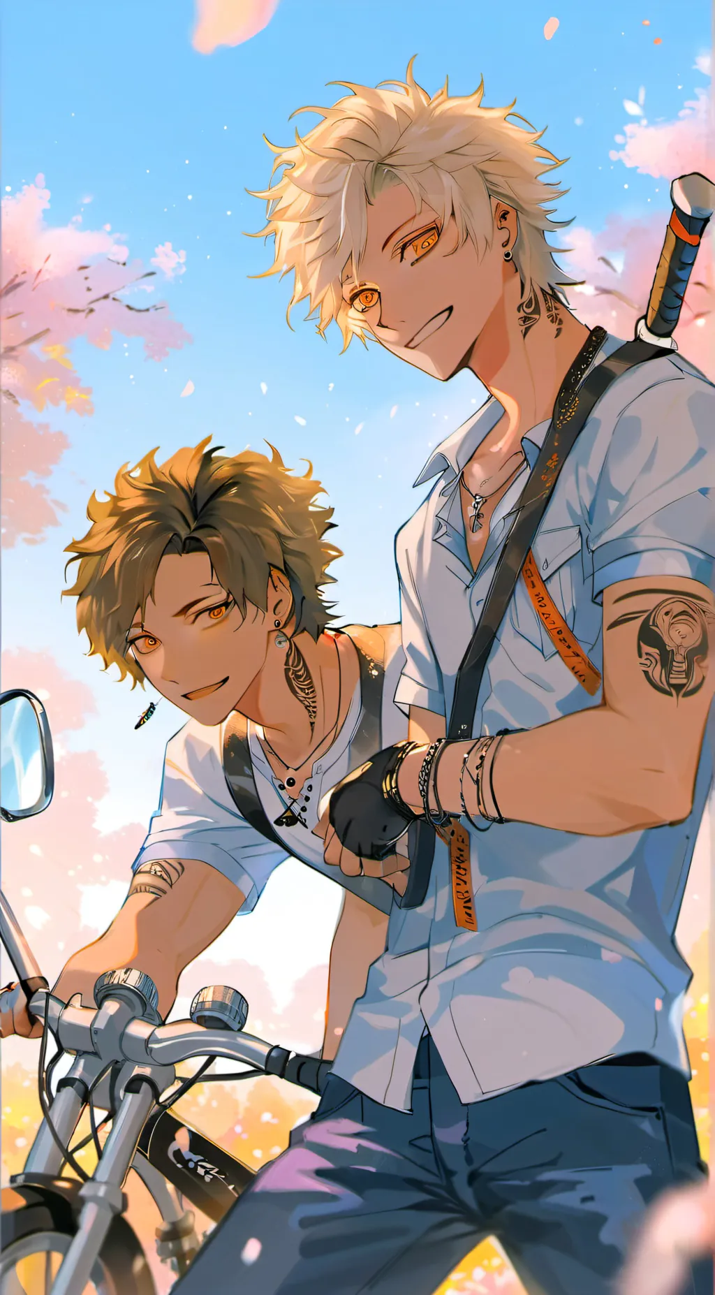 ai character: Katsuki Bakugo background