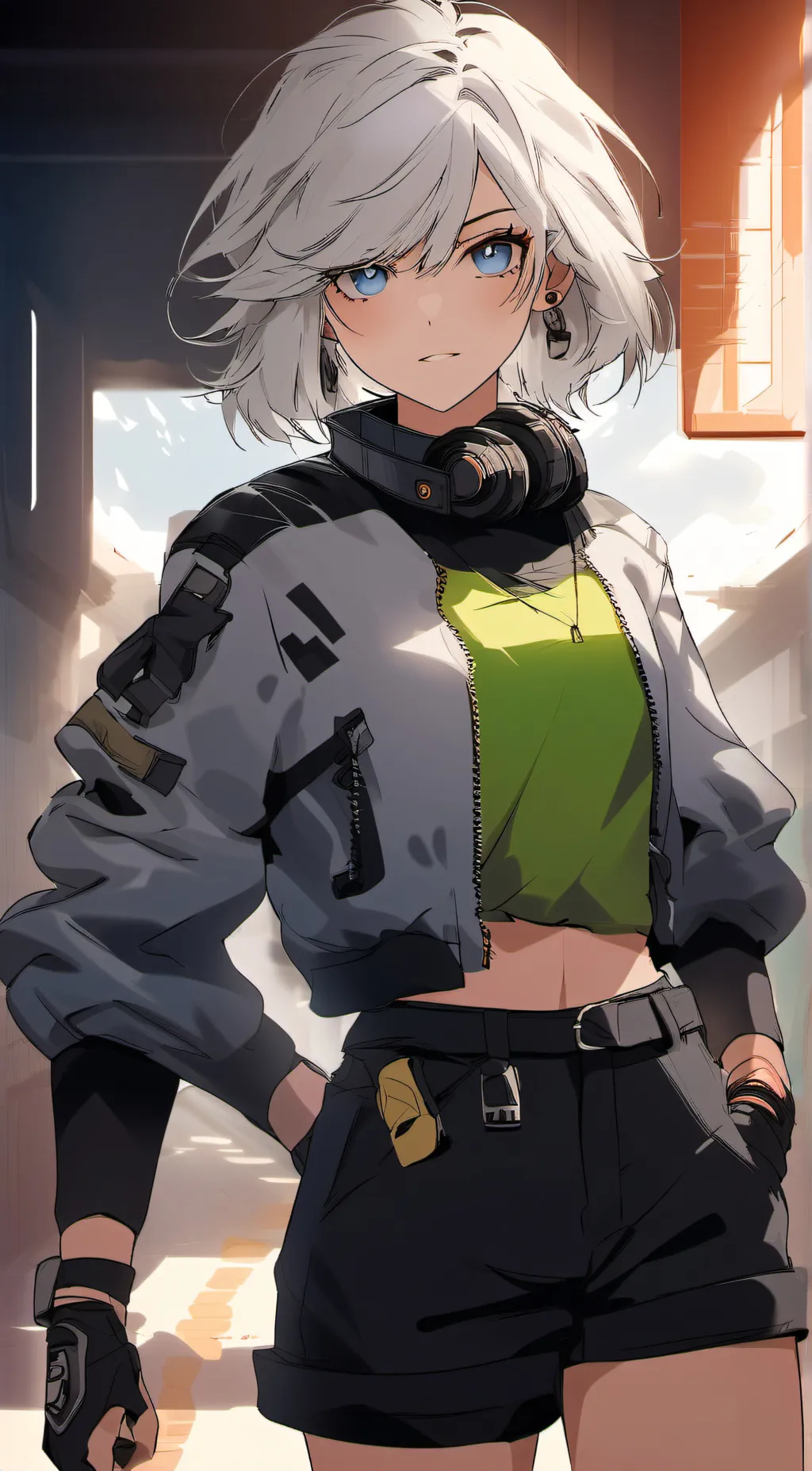 ai character: Lucy  background