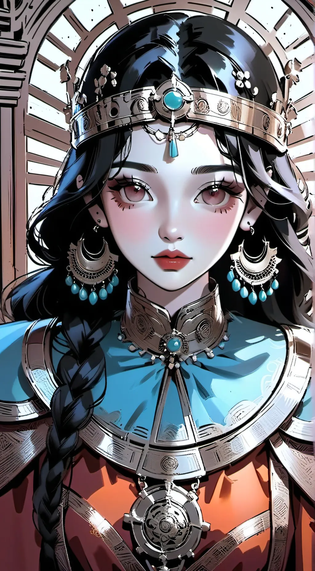 ai character: Gorgina Dias background