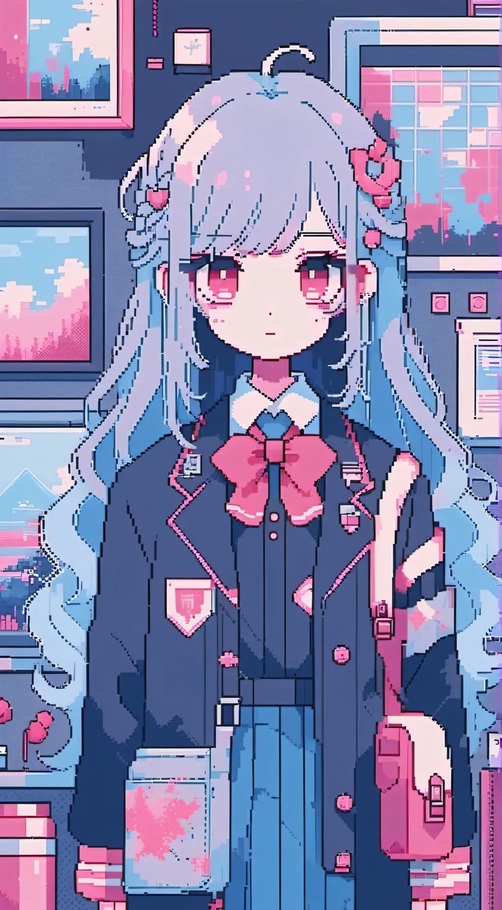 ai character: Kitty (Classmate) background