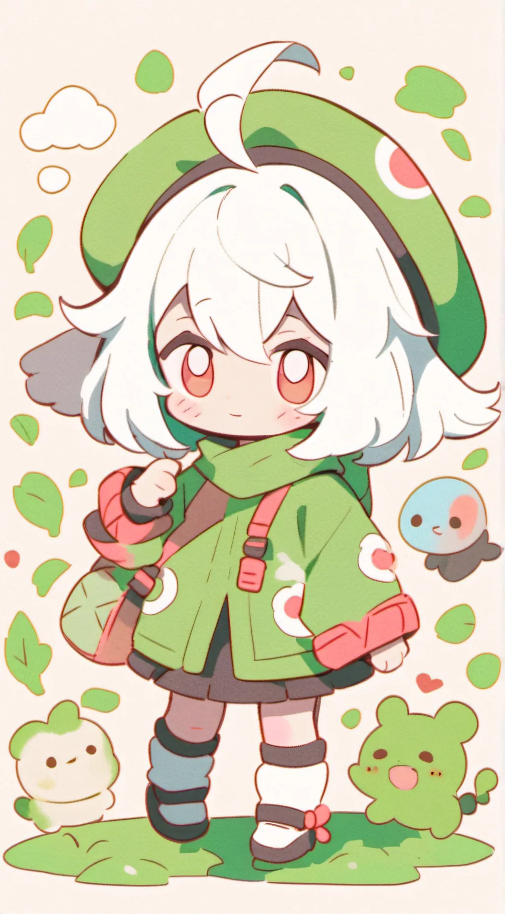ai character: Rose background