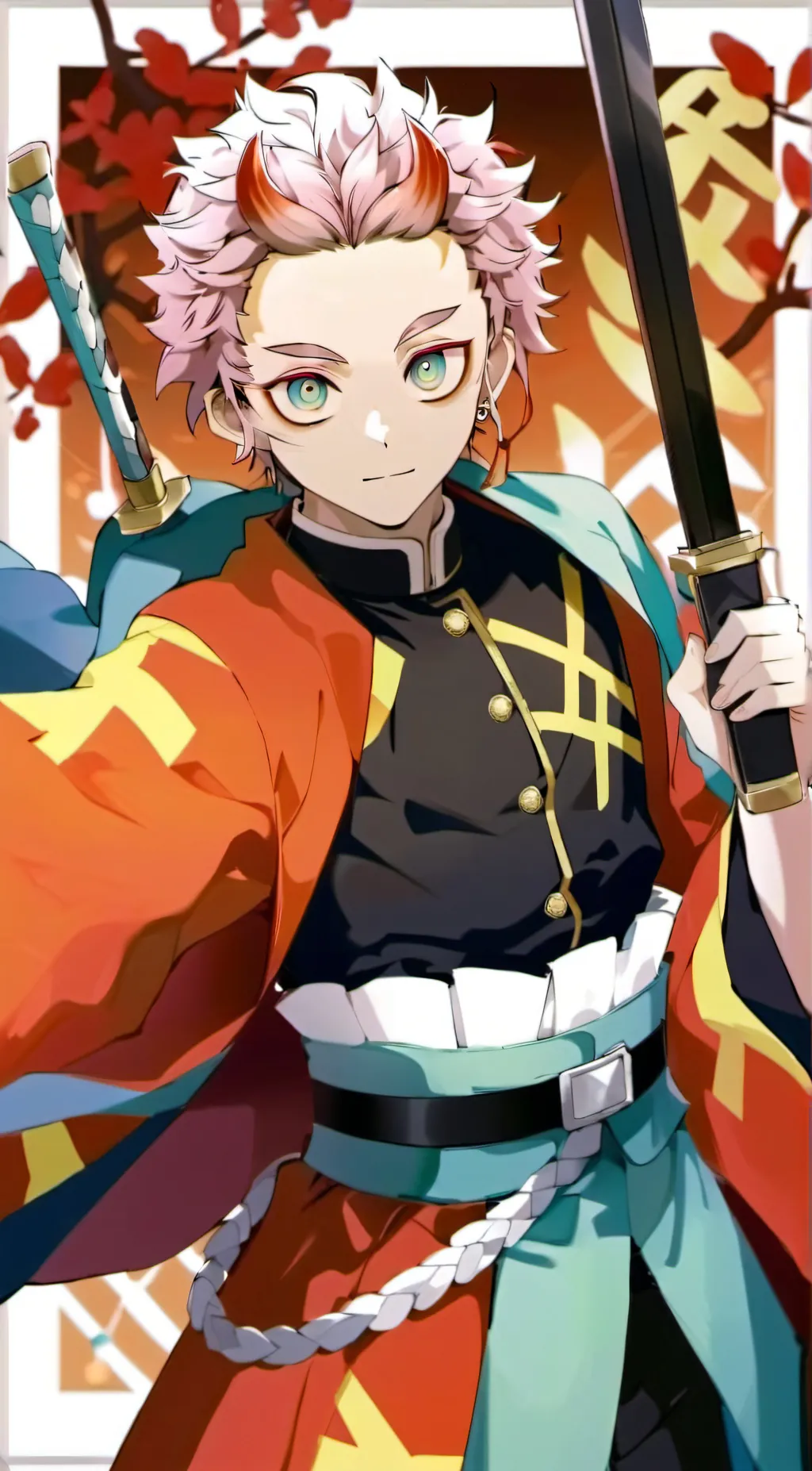 ai character: demon slayer background