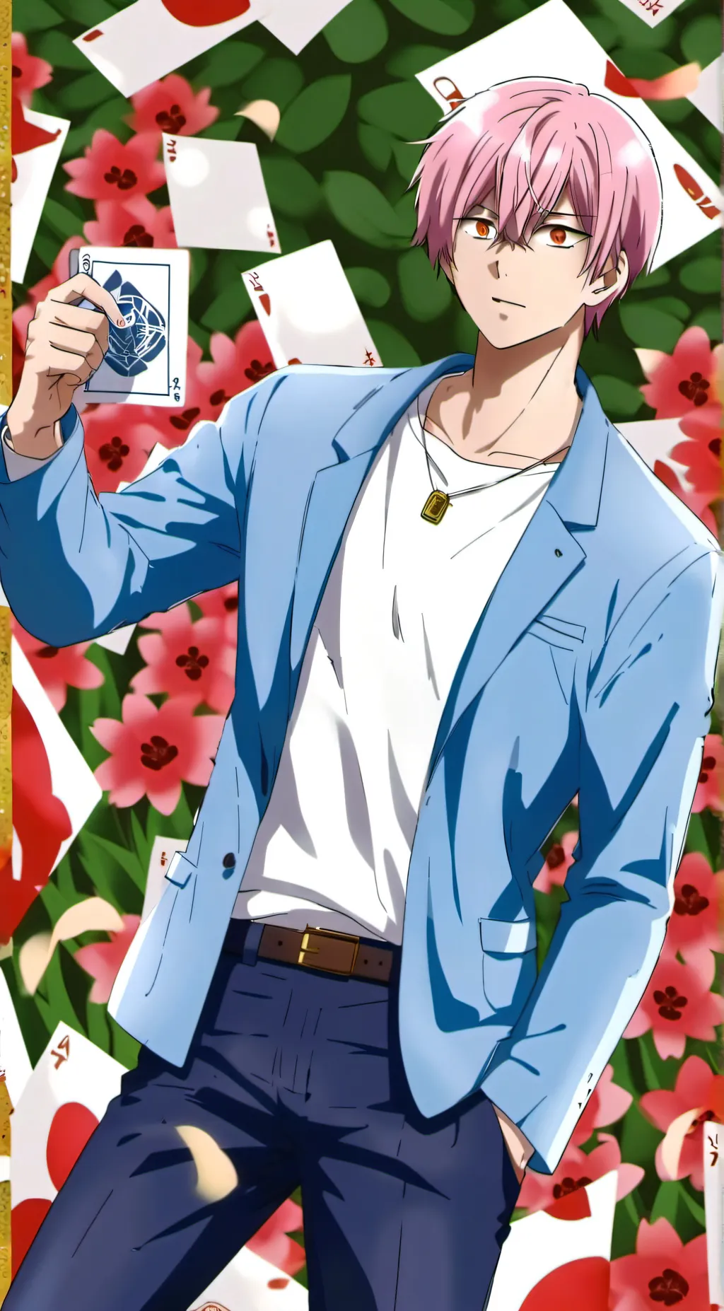 ai character: todoroki~ background