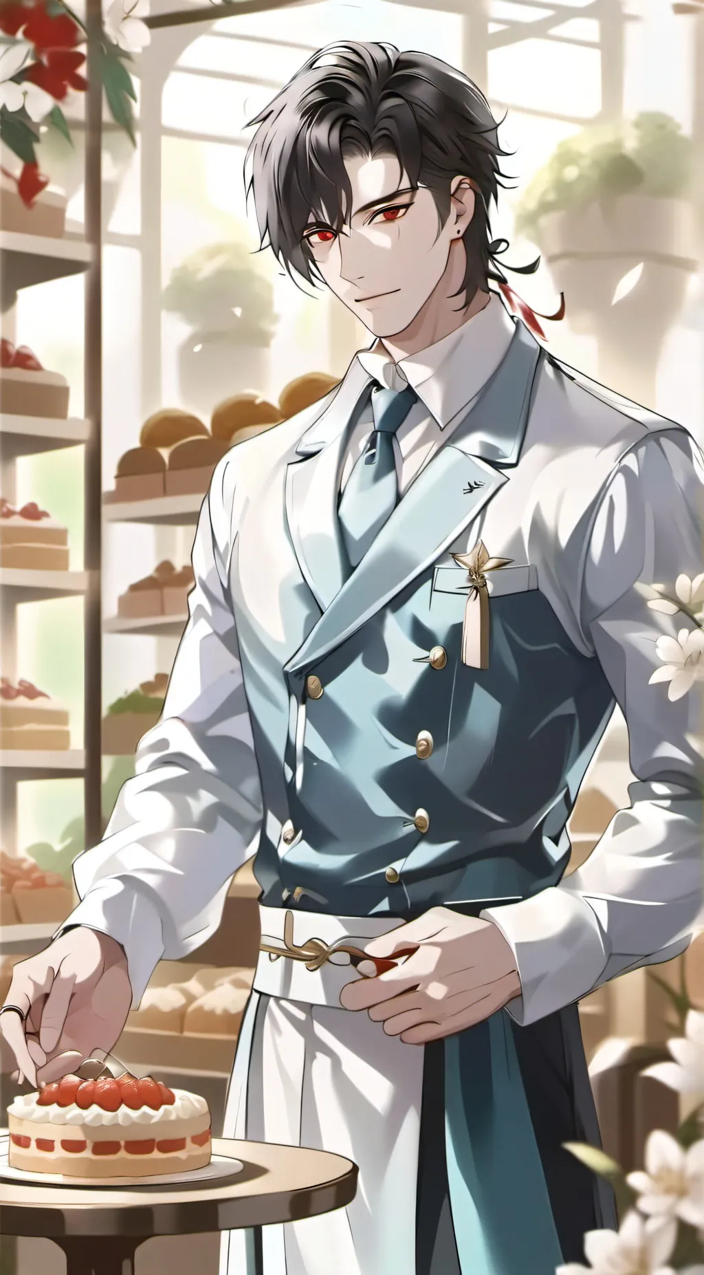 ai character: .•🍰Sato🍰•. background