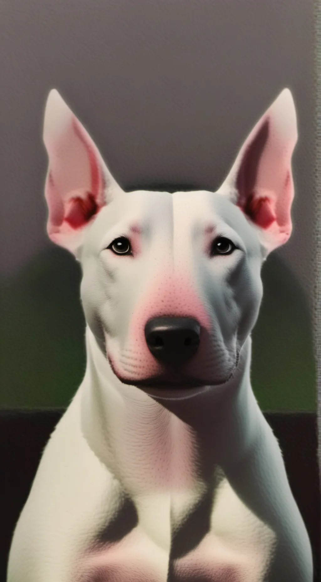 ai character: meme bull terrier background