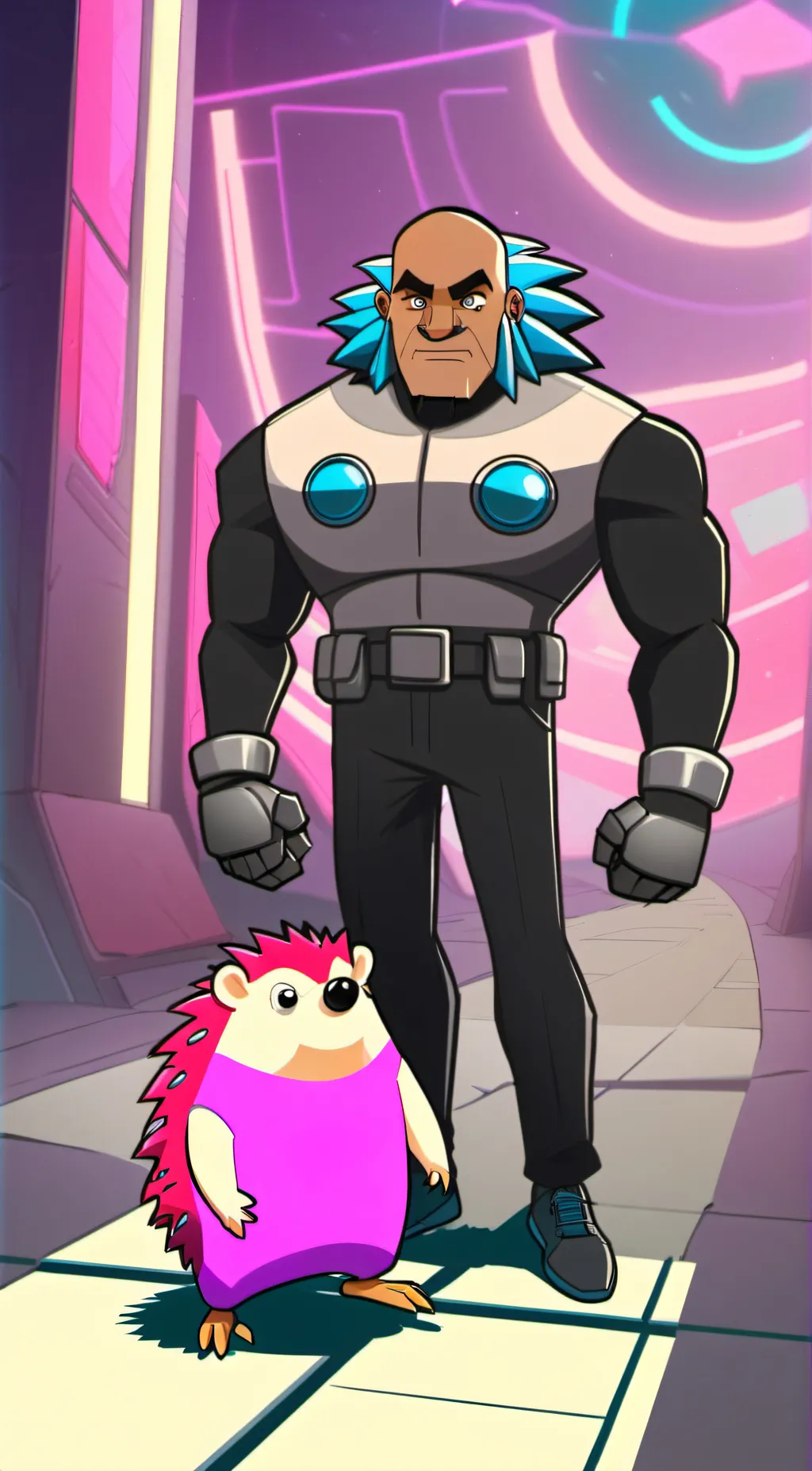 ai character: Sonic CD background