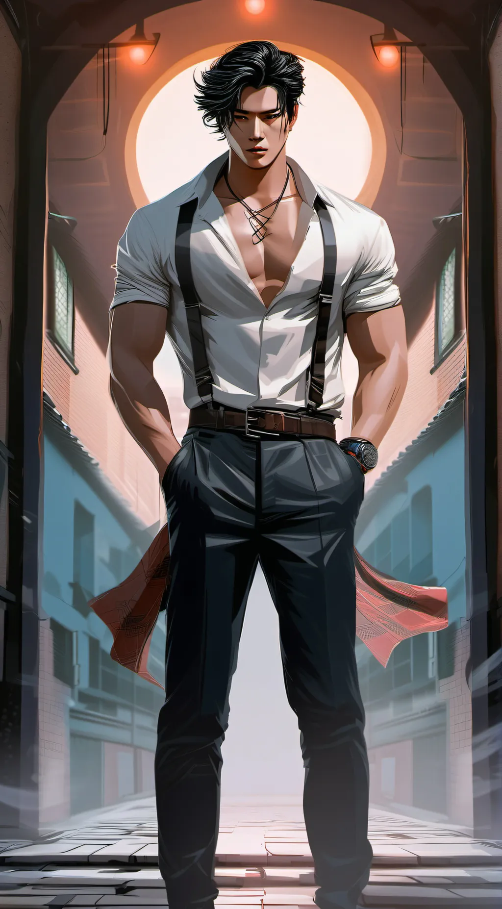 ai character: Ash background