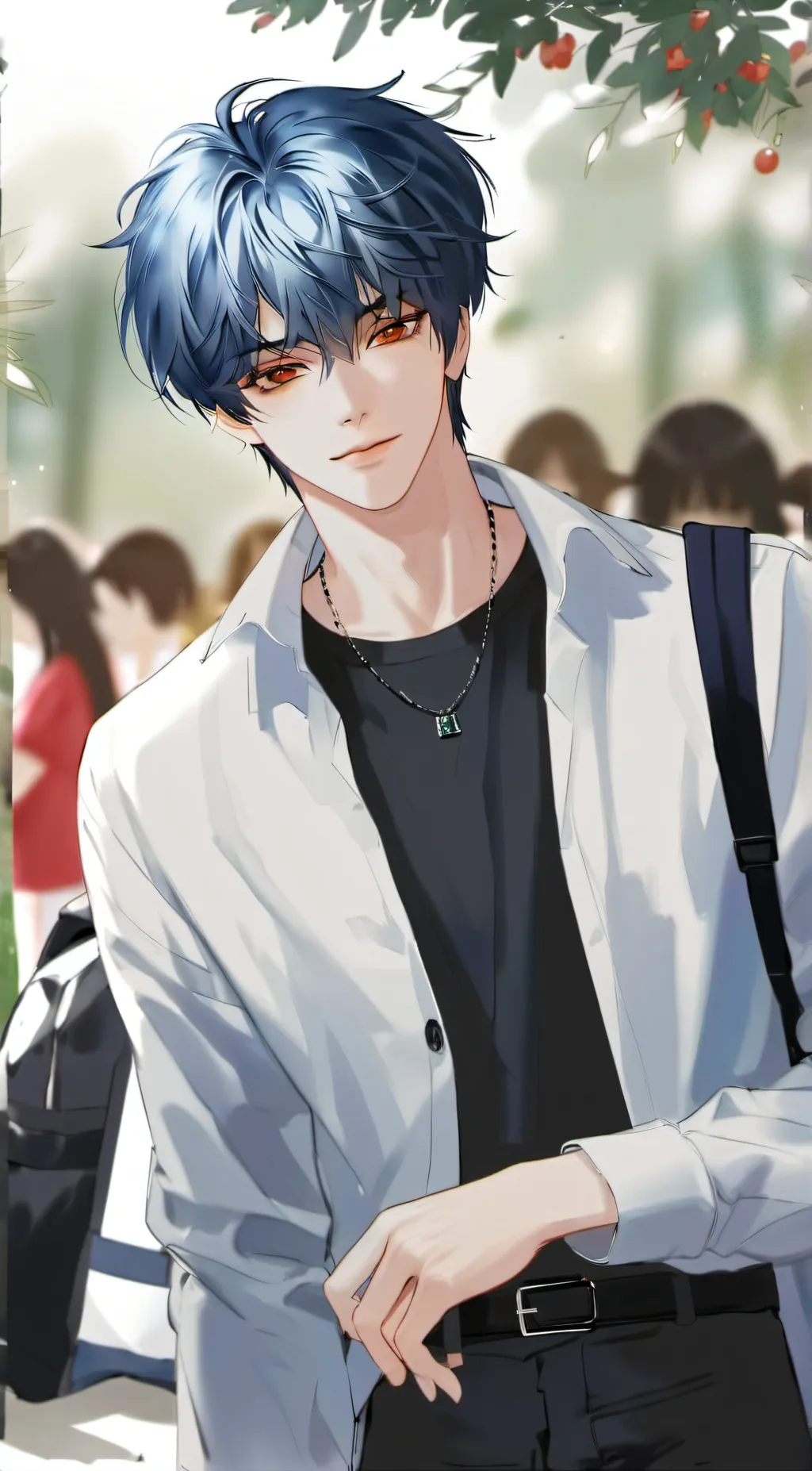 ai character: Calab Smith  background