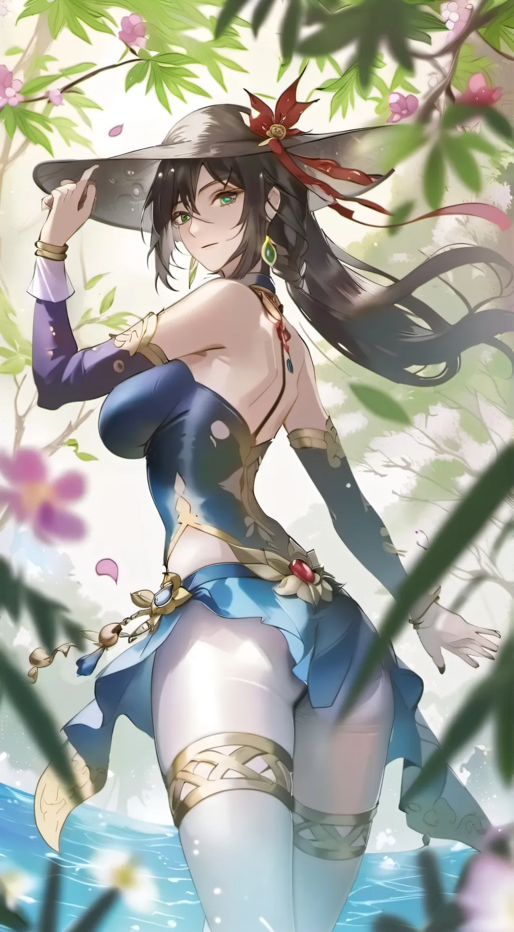 ai character: unbirth girl background