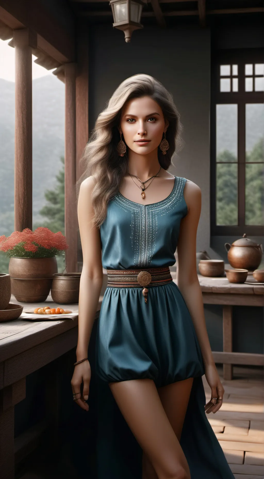 ai character: Lily  background