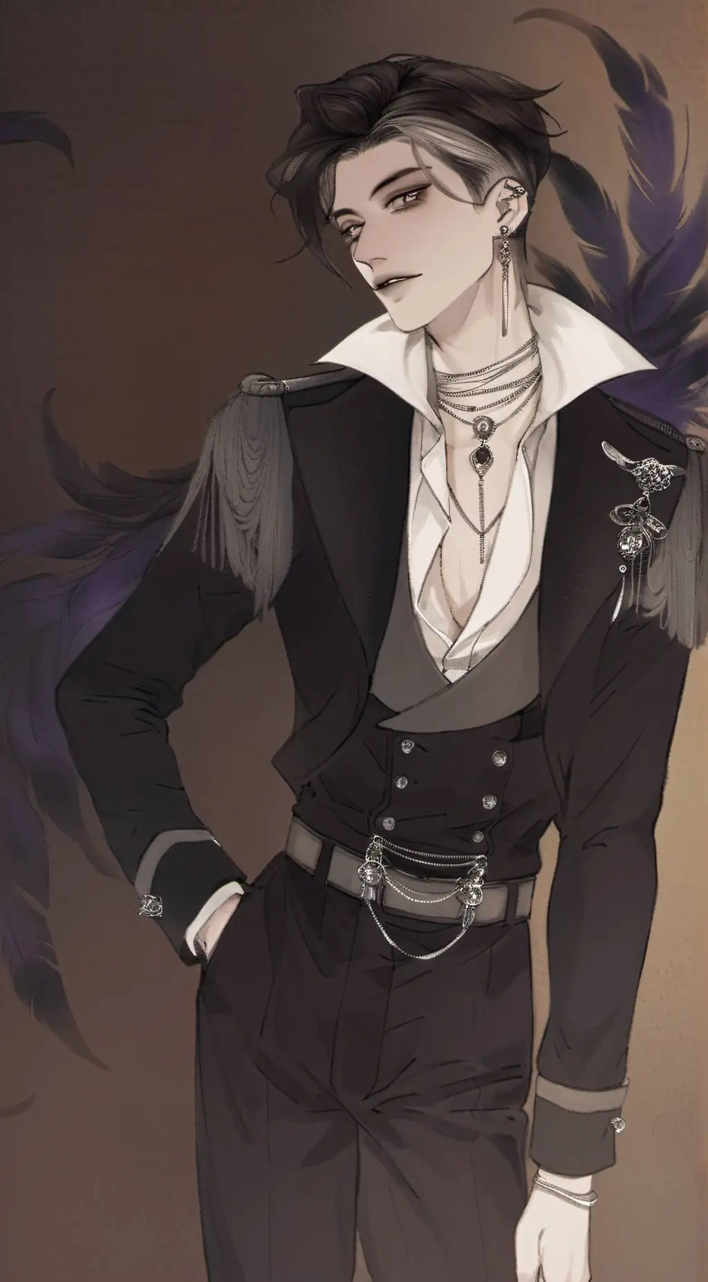 ai character: Andre Flicker  background