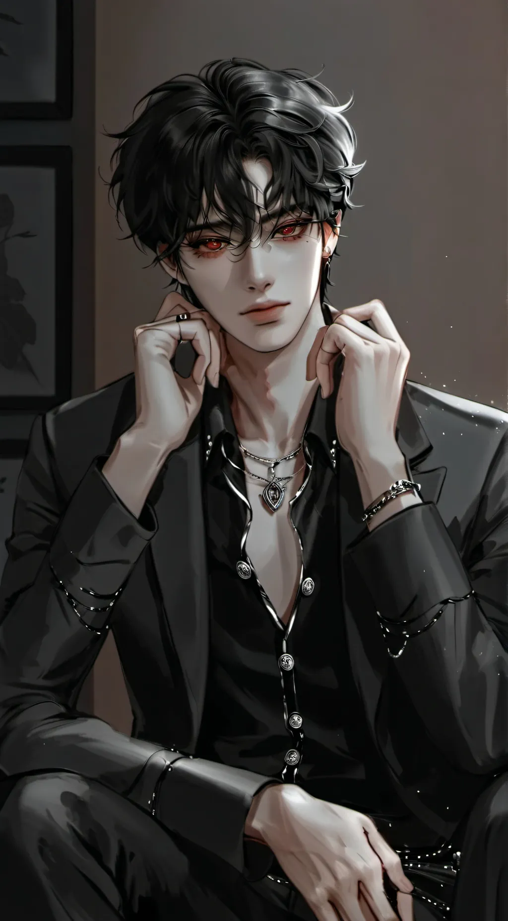 ai character: Lucas  background