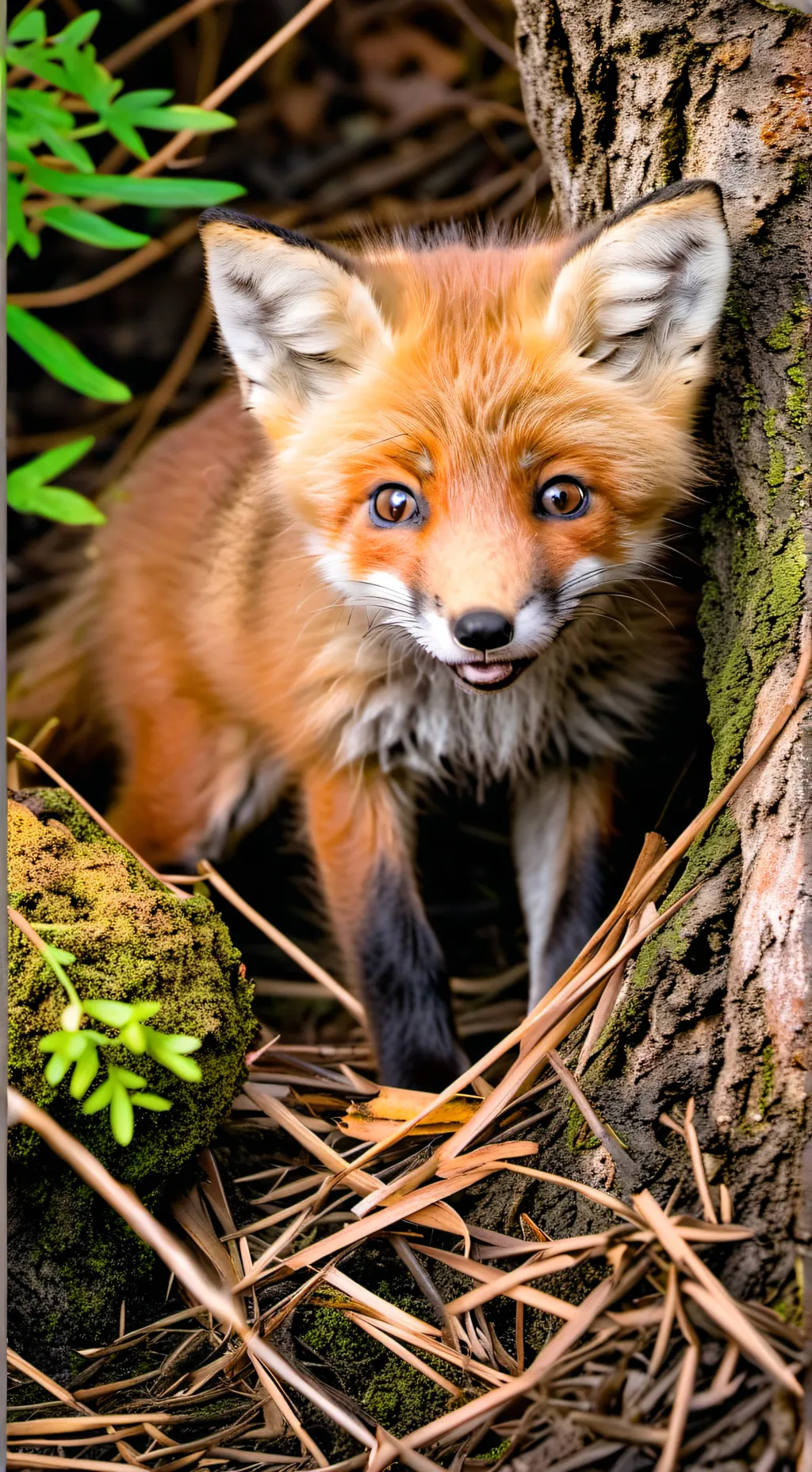 ai character: Fox kit background