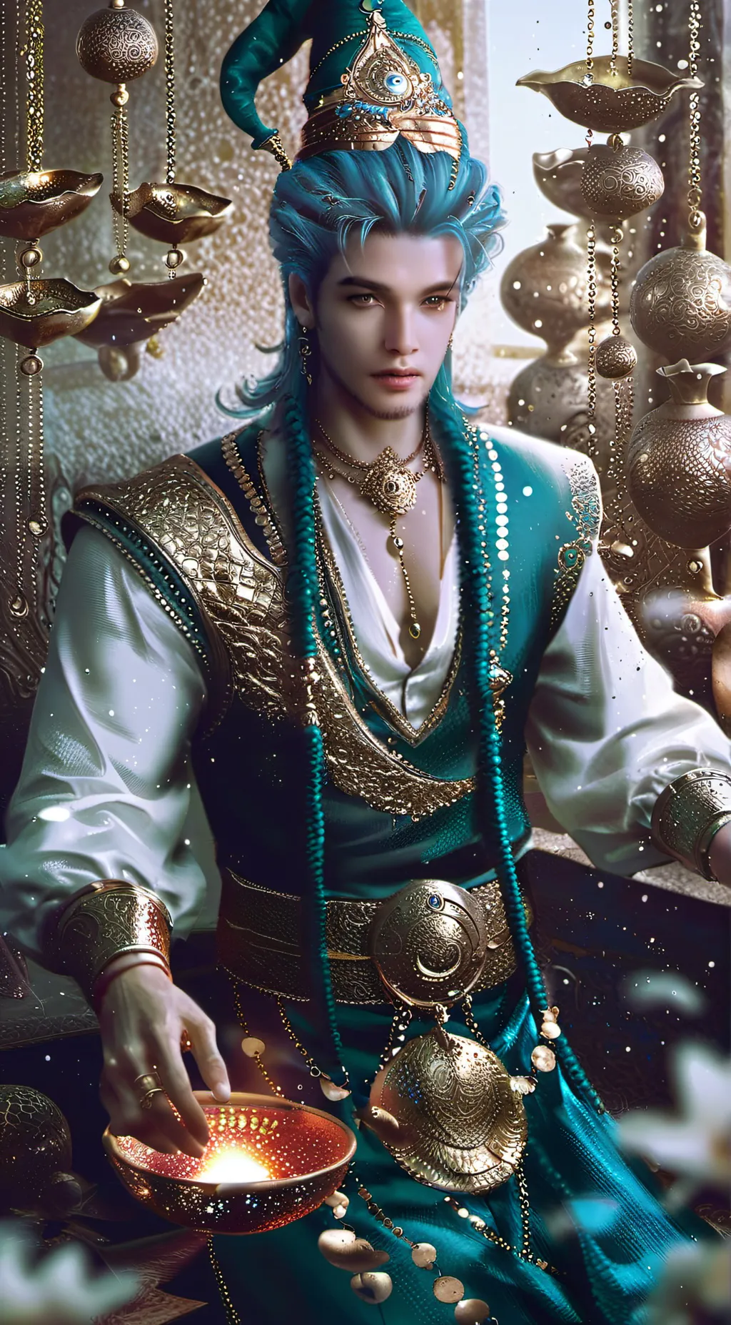 ai character: Geenie background