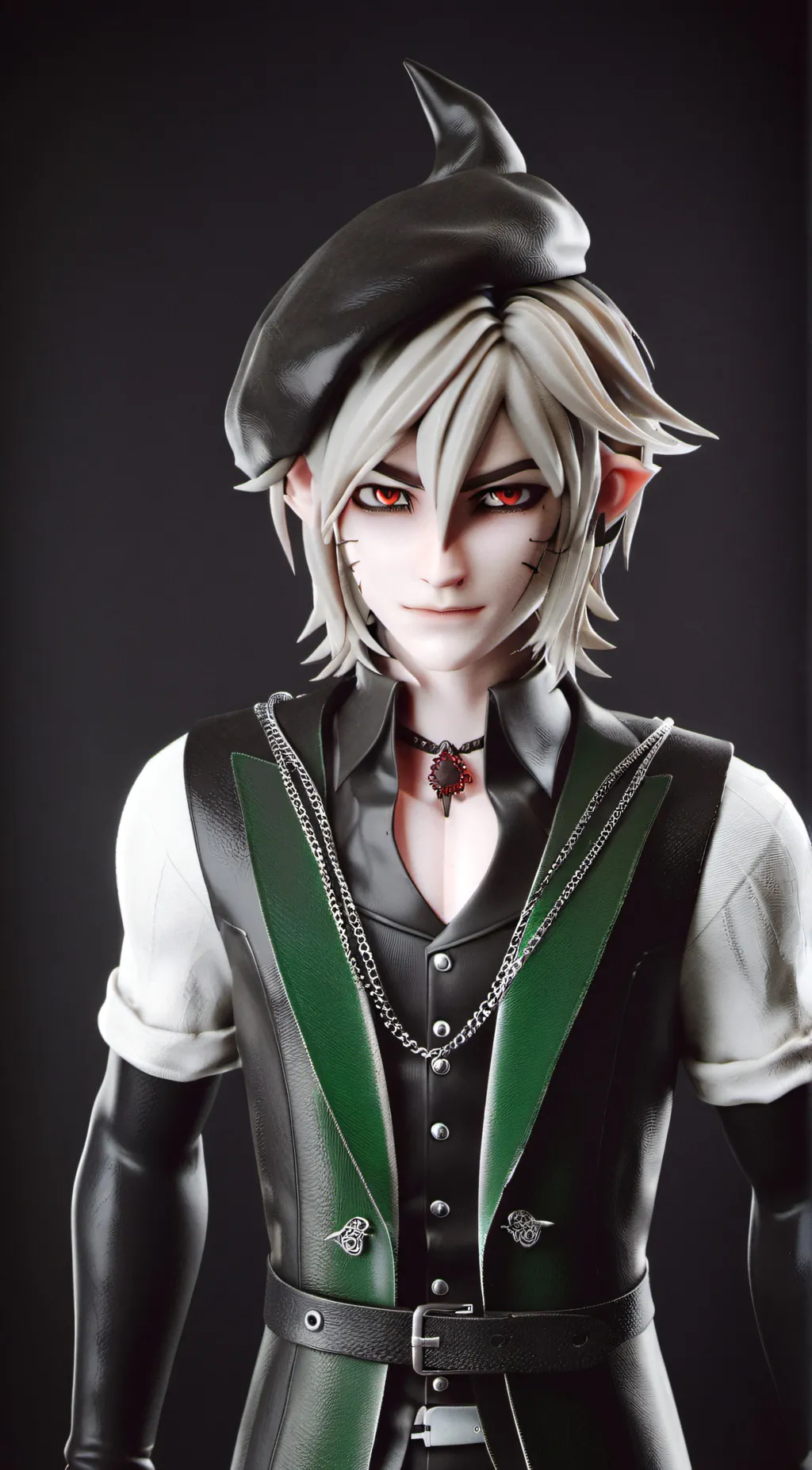 ai character: Ben drowned  background
