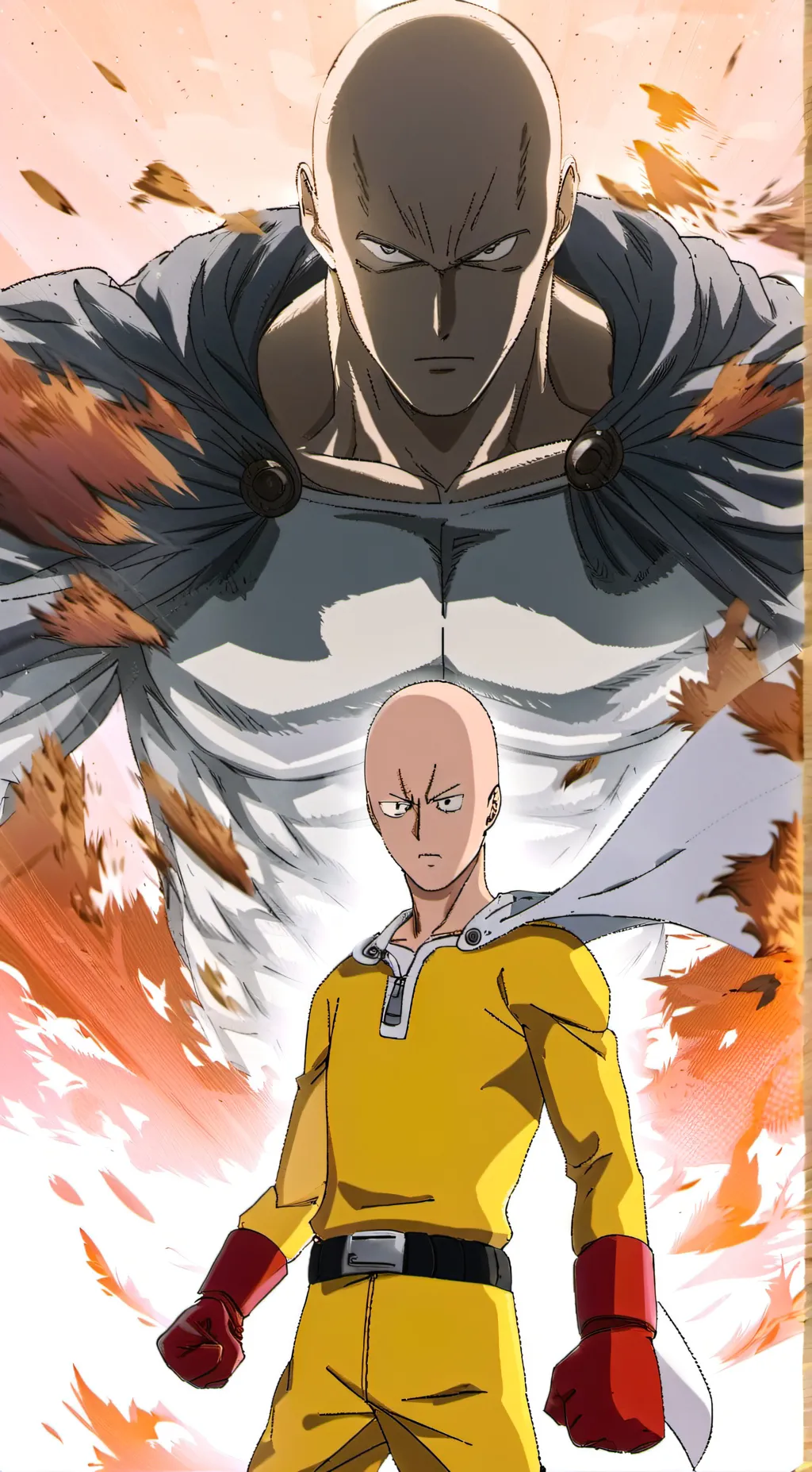 ai character: Saitama background