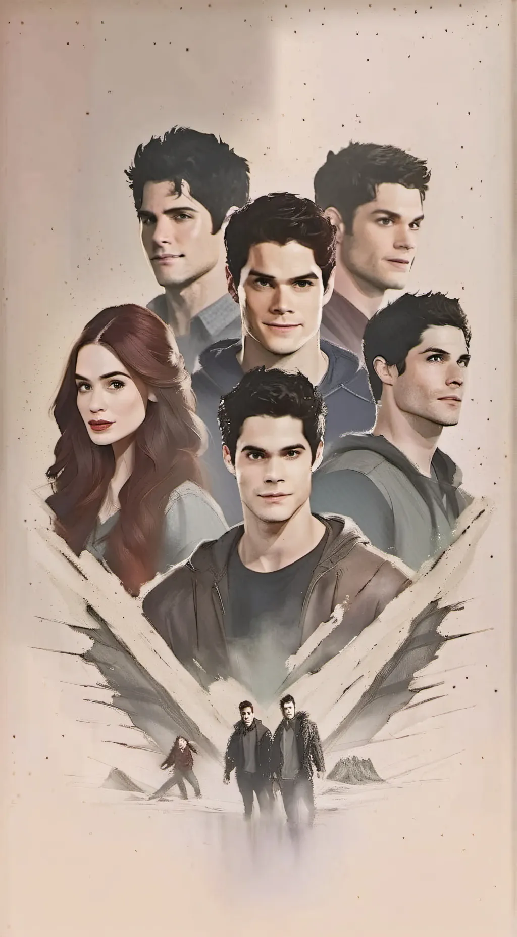 ai character: Teen wolf  background