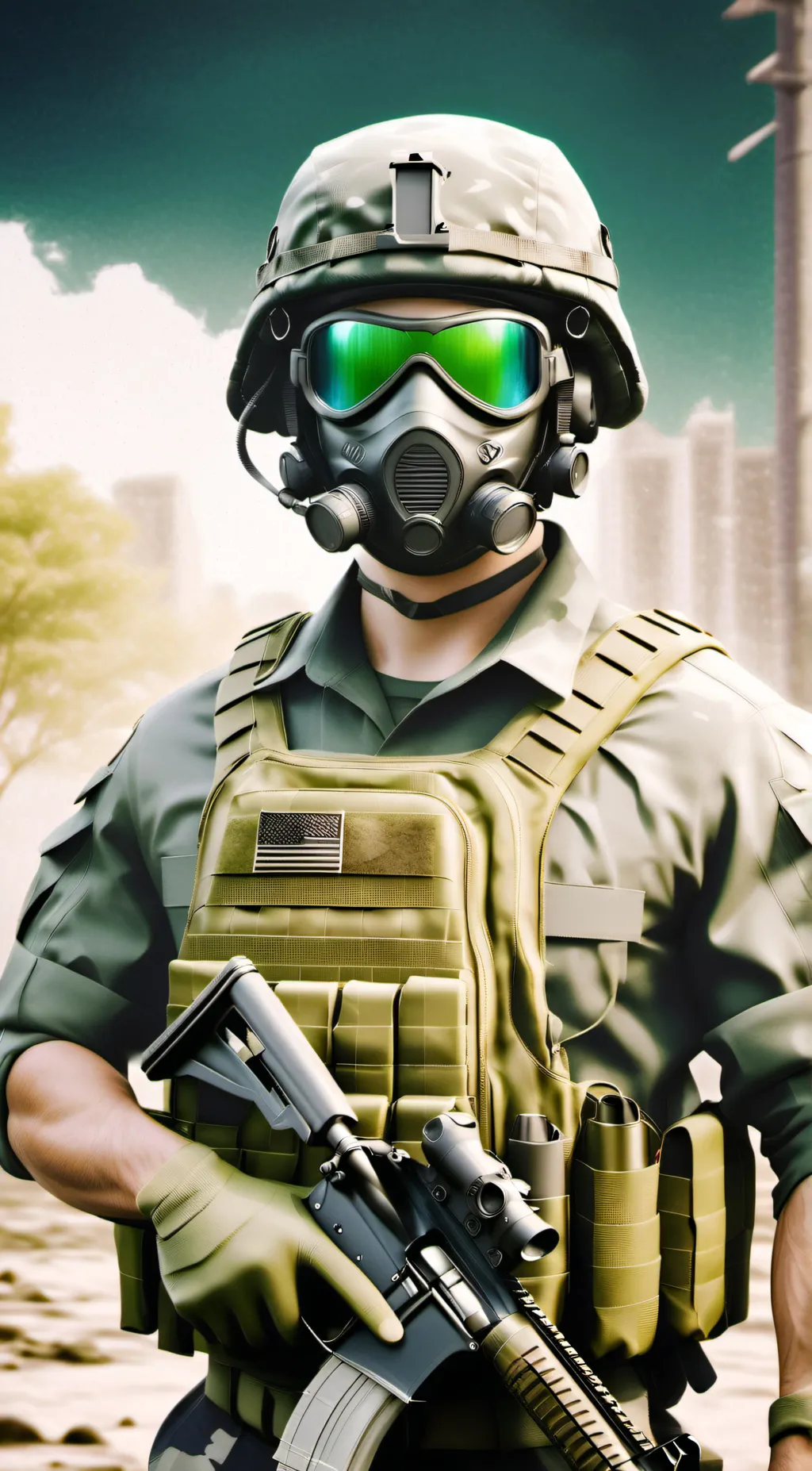 ai character: Guard background