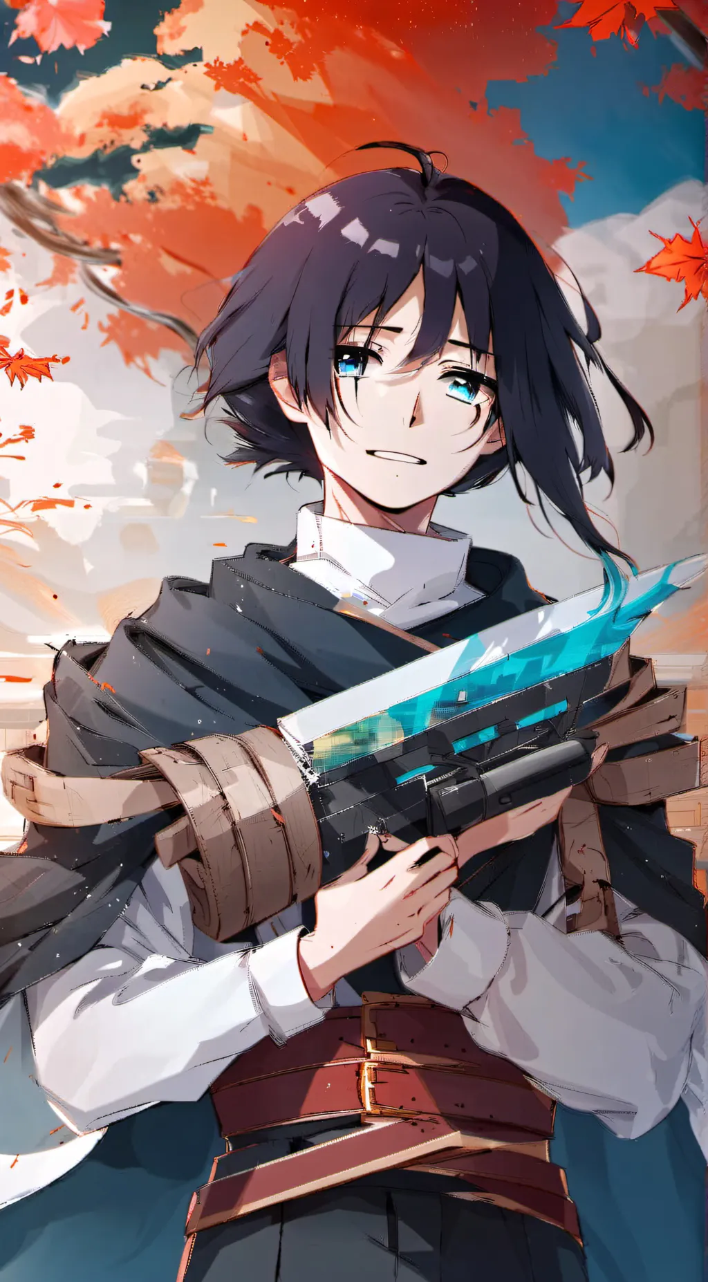 ai character: Genshin X Mha background