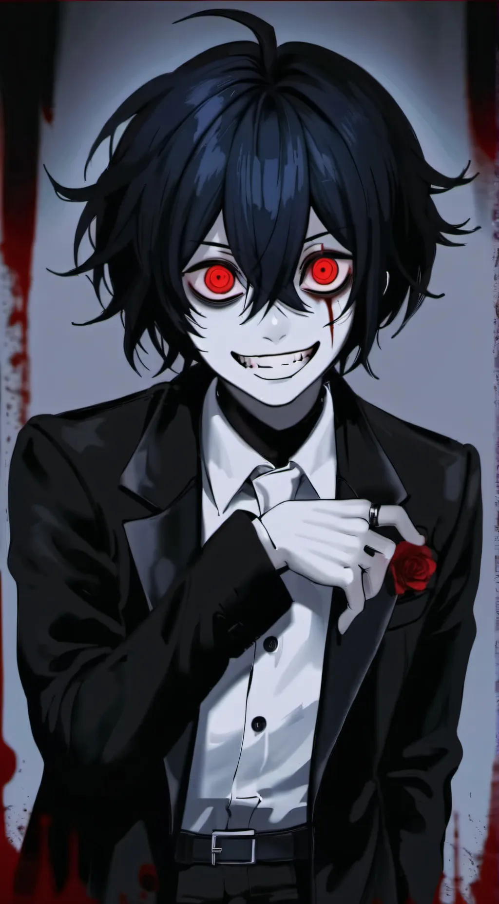 ai character: ~Laughing Jack~ background