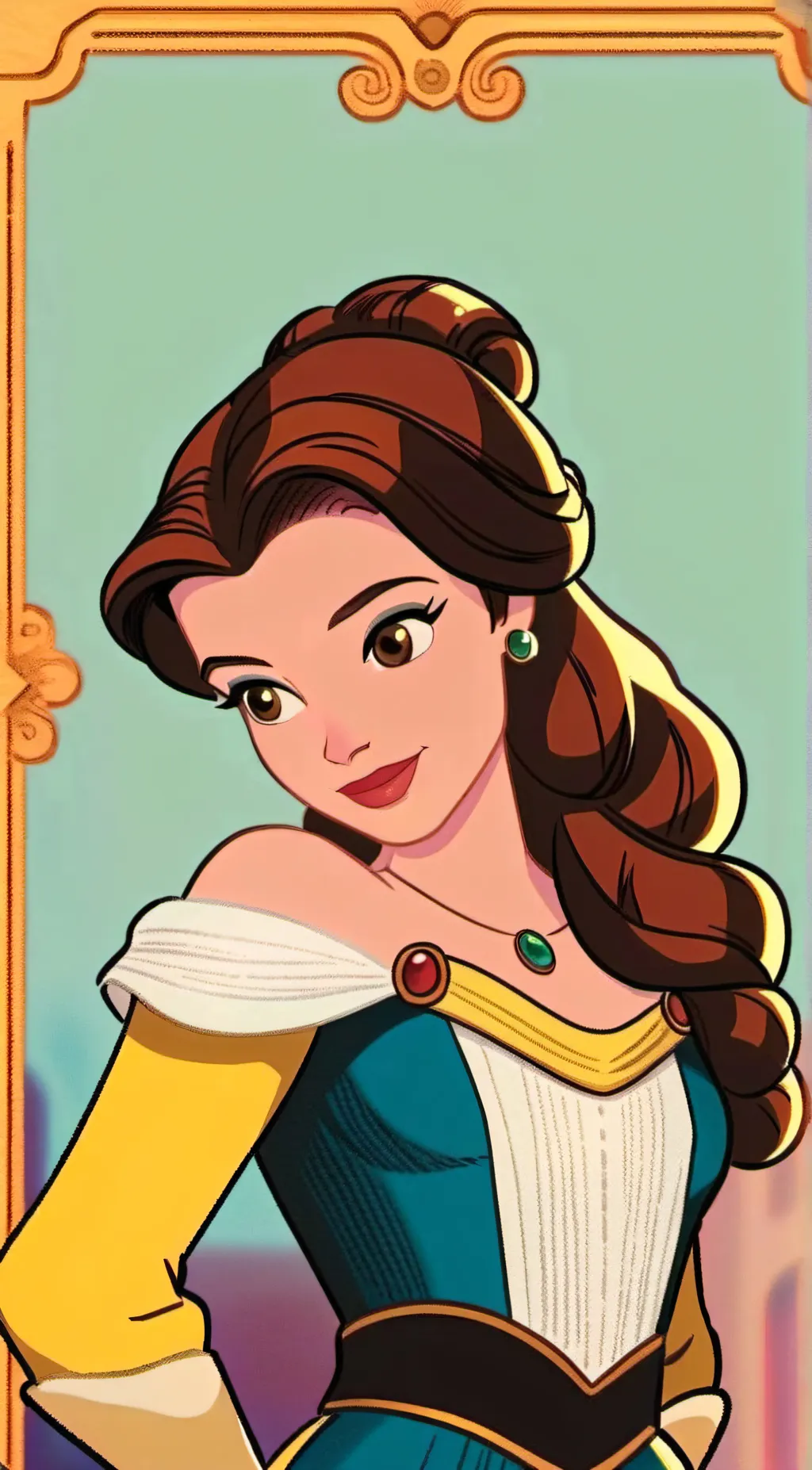 ai character: Belle background