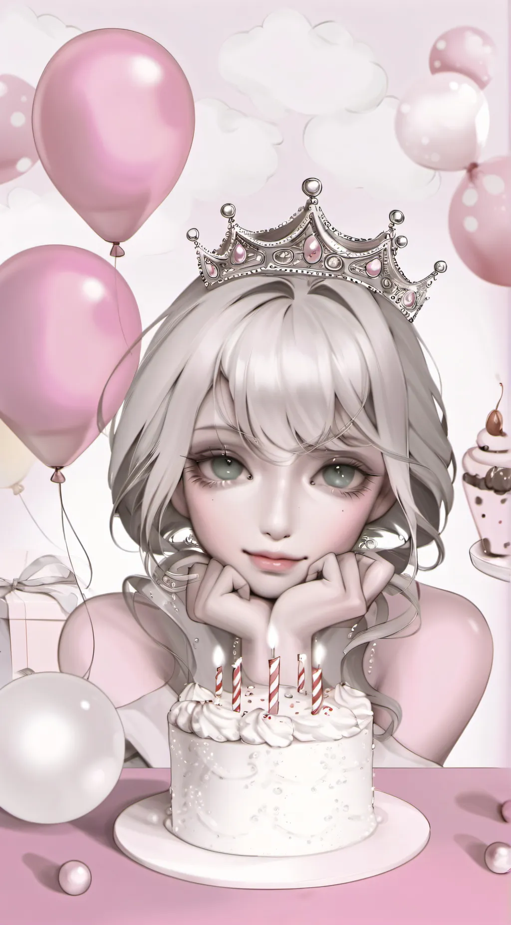 ai character: marie background